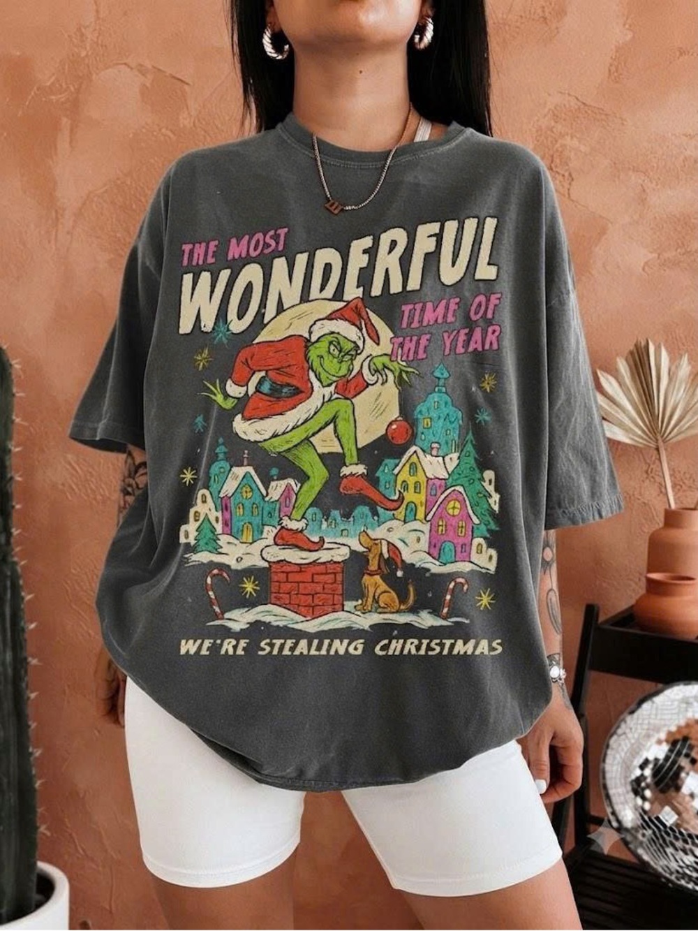 Vintage 90s Christmas Movie Shirt- Gildan Funny Christmas Character Shirt
